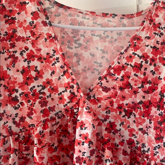 Floral V-Neck Dress - Picture 2 of 3